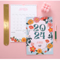 Custom Floral Themed Monthly Wall Calendar